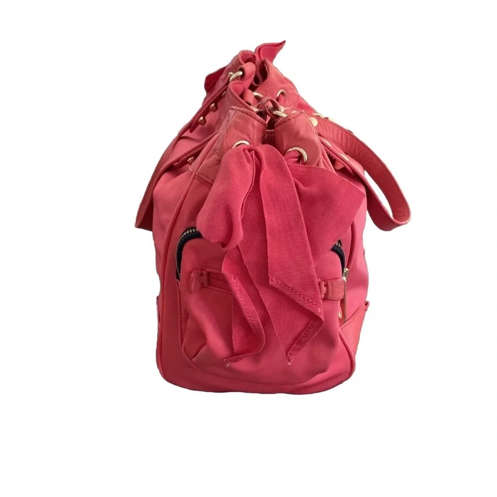 Y2K Vintage 2013 Juice Couture, Malibu Nylon Daydreamer Shoulder Bag,Barbiecore - Picture 6 of 14